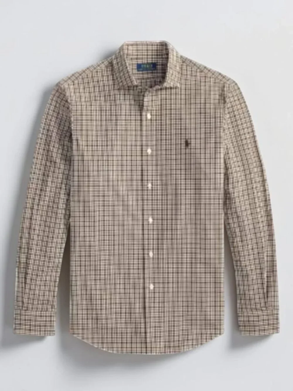 Polo Ralph Lauren check-patterned long-sleeve shirt M's L  $193